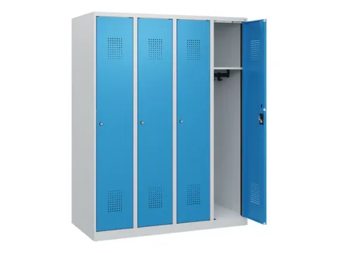 schoollocker,HxBxD 1530x1200x500mm,4vak,vak B 300mm,cil.-slot