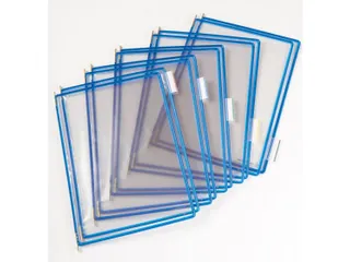 Zichtpaneel Tarifold A4 verticaal 230x343mm Blauw 10 stuks - 1