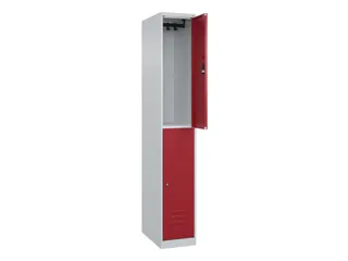 dubbeldekse locker,HxBxD 1850x300x500mm,1x2vak.,vak B 300mm - 2