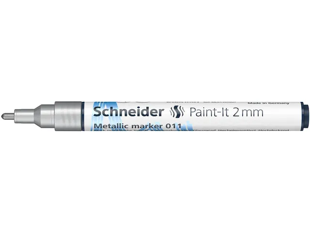 Metallic marker Schneider Paint-It 011 2mm zilver metallic