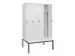 locker voor scheiding van kleding,HxBxD 2120x1200x815mm,4vak
