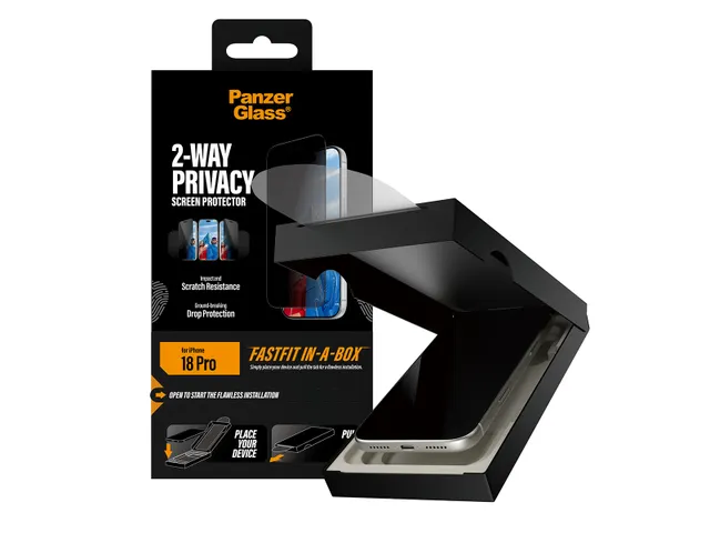 PanzerGlass 2-Way Privacy Screen Protector iPhone 2026 Pro | Ultra-