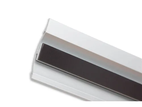 Aluminium wand klemlijst Magneethoudend 21cm