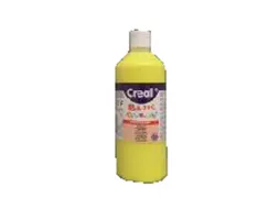 Plakkaatverf Creall basic geel 500ml