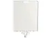 bord,v. set kettingstaanders,blanco,bord HxB 460x360mm,PP,wit