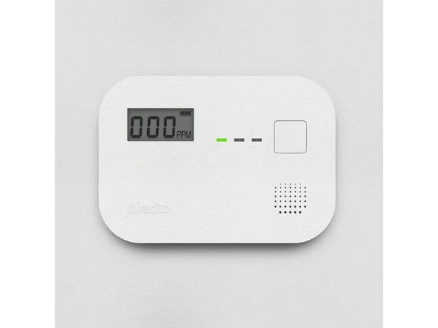 Koolmonoxidemelder Alecto 10 jaar sensor wit