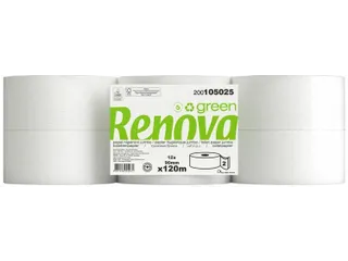 Renova Green toiletpapier Jumbo 2-laags 120 meter 12 rollen - 1