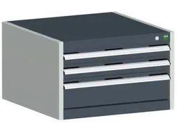 ladekast,HxBxD 400x650x650mm,3lade(n),m. lade voor normale belastingen