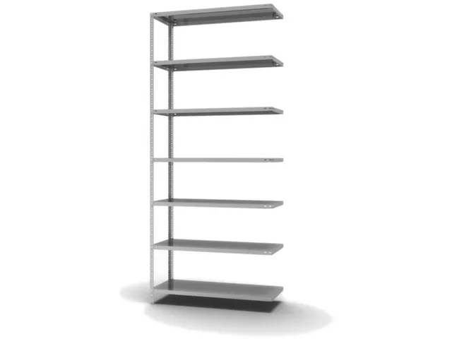 magazijnstelling,aanbouwveld,HxBxD 3000x1300x500mm,vaklast 200kg