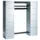 Garderobe Vakkenkastsysteem 1950x1870x480mm 10 Vakken 10 Hangers