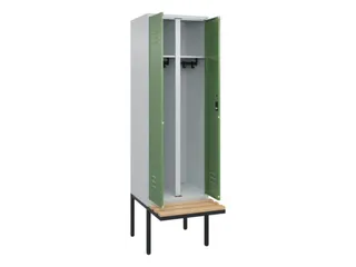 locker voor scheiding van kleding,HxBxD 2120x600x815mm,2vak - 2
