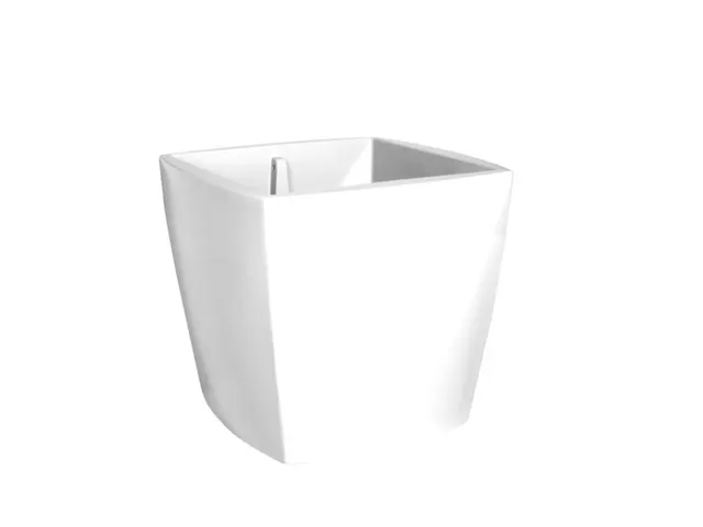 jardinière,trapézoïdal,PE,blanc de sécurité,HxlxP 900x1000x1000mm