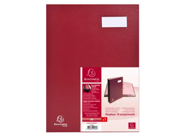 Handtekenmap DIRECTIE 18 bordeaux