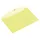 Enveloptas HF2 A4 335x240mm dwars PP transparant geel