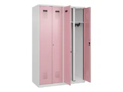 locker voor scheiding van kleding,HxBxD 1850x1200x500mm,4vak