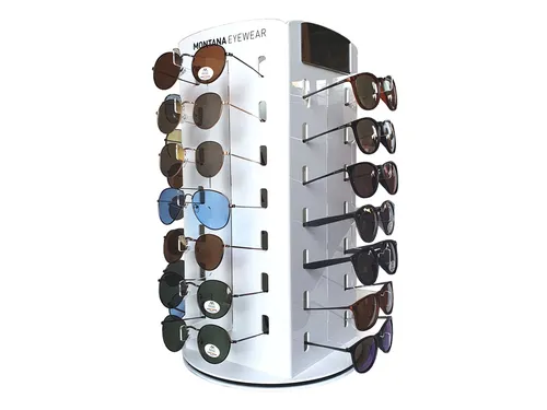 Tafeldisplay Montana leeg voor 28 zonnebrillen