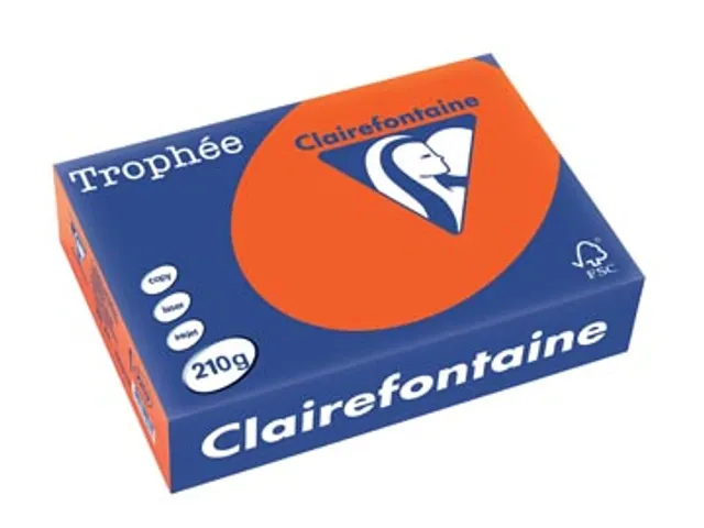 Trophée Intens gekleurd papier A4 210 gram 250vel Kardinaalrood