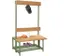 banc double,HxLxP 1600x1000x770mm,piètement RAL6011