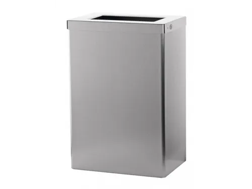 Afvalbak 50 Liter RVS anti-fingerprint coating
