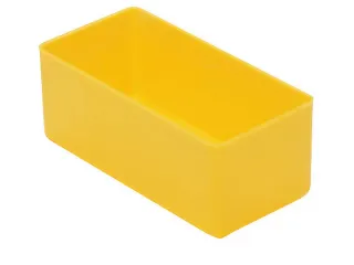 Inzetbak HxLxB 40x99x49mm Polystyreen Geel 50 stuks - 1