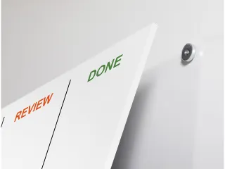 Whiteboard Rocada Skinagile 100x150cm wit gelakt - 9