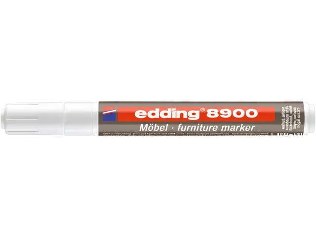 Viltstift edding 8900 meubelmarker notenhout antiek