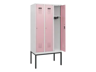 schoollocker,HxBxD 1950x900x500mm,3vak,vak B 300mm,cil.-slot - 1