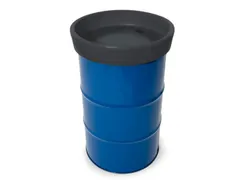 trechter,ESD,v. 200/220l vat,HxØ 120x645mm,m. vergrendeling,PE