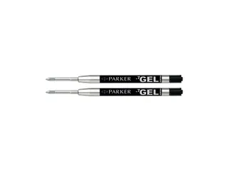 Gelschrijvervulling Parker Quink medium zwart blister à 2 stuks - 3