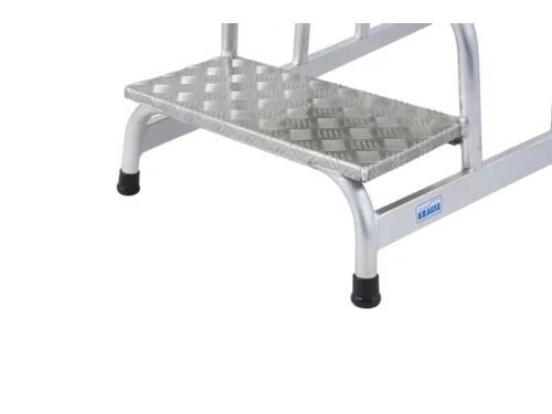 Montagetrap Aluminium H 0 4M 2Treden Incl. Platform Treden Traanplaat