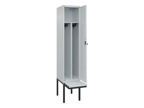 locker voor scheiding van kleding,HxBxD 2120x400x815mm,1vak