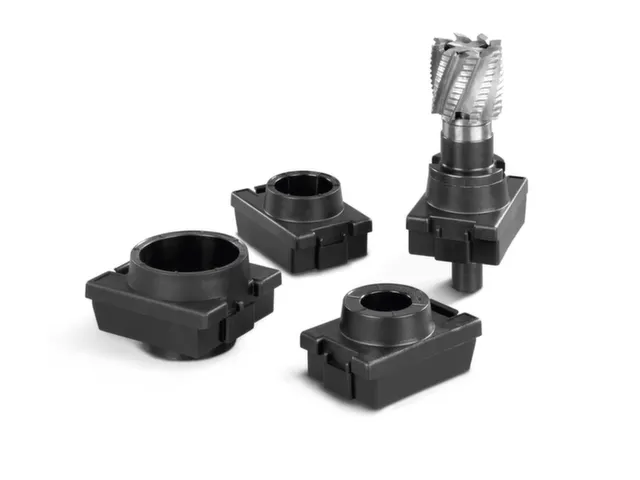 Rangement outils CNC,ISO 30/Morse 3,HxlxP 55x50x115mm,ABS,noir