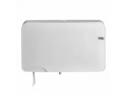 CMT Quartz duo dispenser voor mini jumbo toiletpapier wit