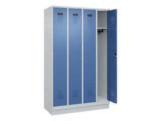 locker,HxBxD 1950x1200x500mm,4vak,vak B 300mm,cil.-slot,sokkel - 2