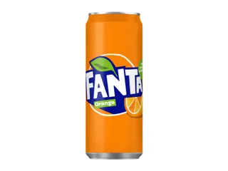 Frisdrank Fanta orange blik 330ml - 1