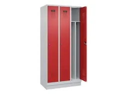 locker voor scheiding van kleding,HxBxD 1950x900x500mm,3vak