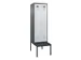 locker met bank,voor scheiding van kleding,HxBxD 2120x600x815mm,2vak