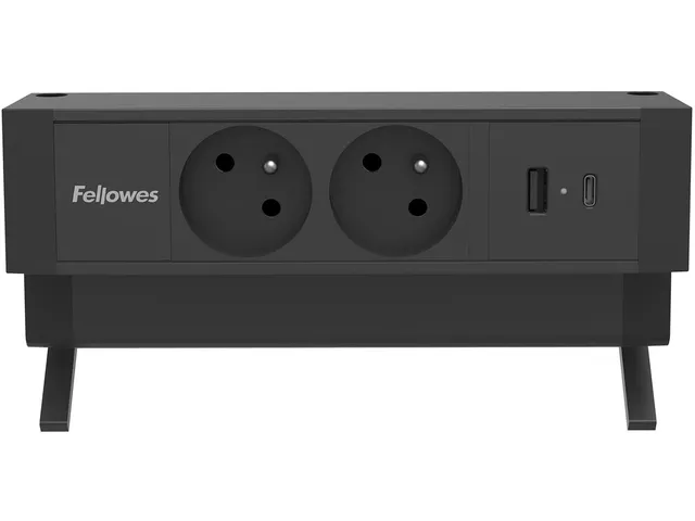 contactdoos Power Desk 2 zwart voor België
