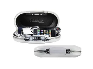 Draagbare kluis MasterLock Safe space met combinatieslot en kabel wit - 2