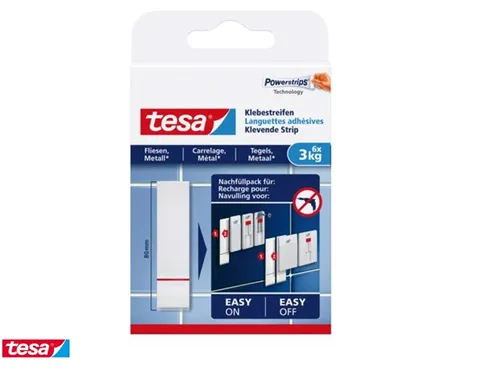 Dubbelzijdige powerstrip Tesa tegels en metaal 3kg