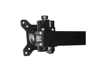 Dubbele Monitorarm Wand Zwart 2 schermen - 4