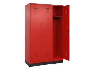 locker,HxBxD 1950x1200x500mm,3vak,vak B 400mm,cil.-slot,sokkel - 2