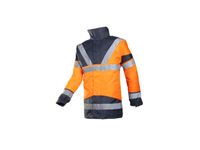 Regenjas Skollfield Oranje-marine Maat L