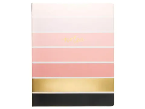 Notitieboek Èccolo Light Ombre Stripe lijn ca.20x25cm 80gr. 256pag.