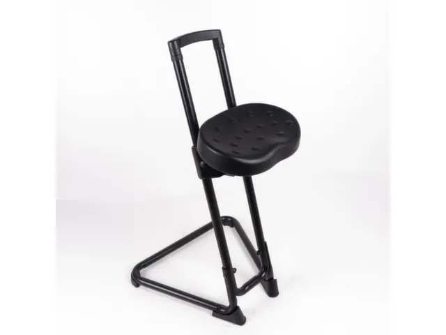 siège assis-debout inclinable mousse PU-siège standard noir