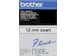 Ruban de lettrage Brother P-Touch TC-101 standard 12mm noir sur transp