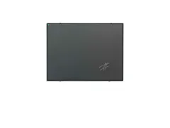 Krijtbord 45x60cm Grijs Emaille Softline 8mm Zwart profiel