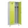 locker voor scheiding van kleding,HxBxD 1950x800x500mm,2vak