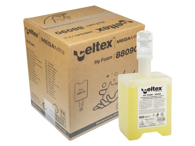 Handzeep Celtex MM Formatic Lemon 900 ml doos a 4 stuks