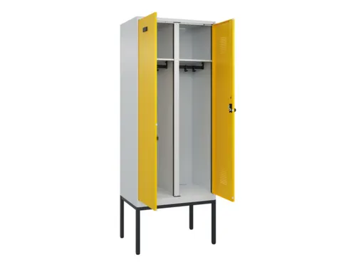 locker voor scheiding van kleding,HxBxD 2120x800x500mm,2vak